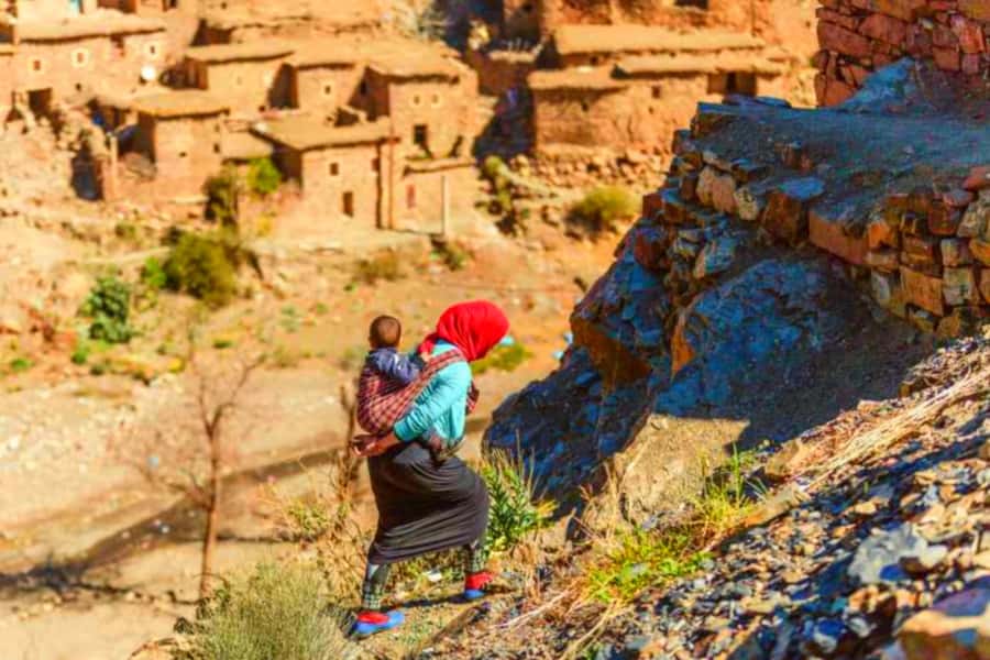 2 Days Desert Agafay and Atlas Mountains Trek From Marrakech - The Agafay Desert by camel