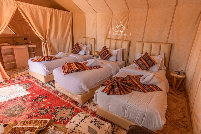 2 days Sahara tour with overnight in luxury desert camp - What luxury camp means here