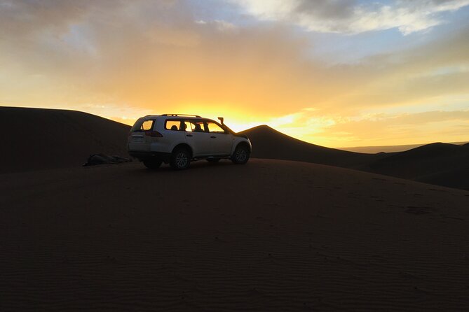 2 Days trip to erg chigaga and spend night at the luxury Camp - Three hours across stones, sand, and Lake Iriki
