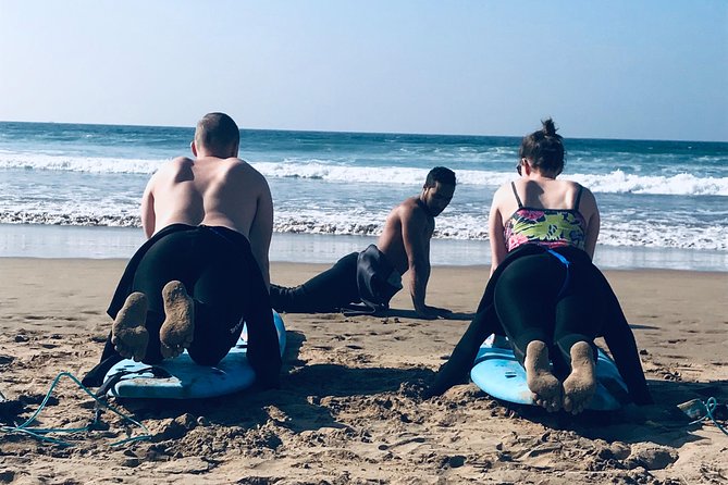 2 hours surf lesson in Agadir - Getting upright on your first waves