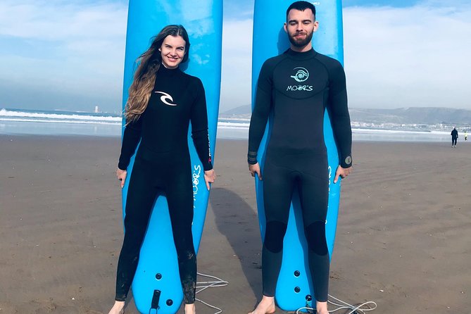 2 hours surf lesson in Agadir - Moving beyond the white water