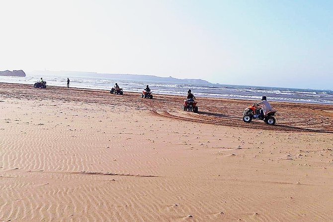 2h quad bike on the beach and in the dunes - The beach run toward the dunes