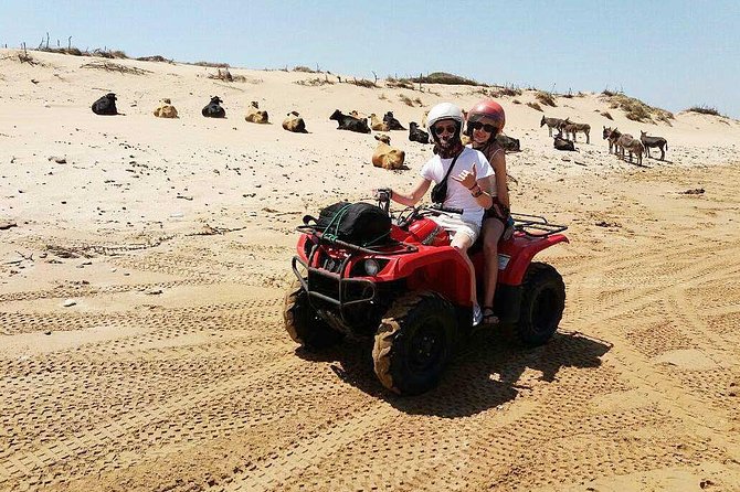 2h quad bike on the beach and in the dunes - A coastal stop near the fishermen’s huts