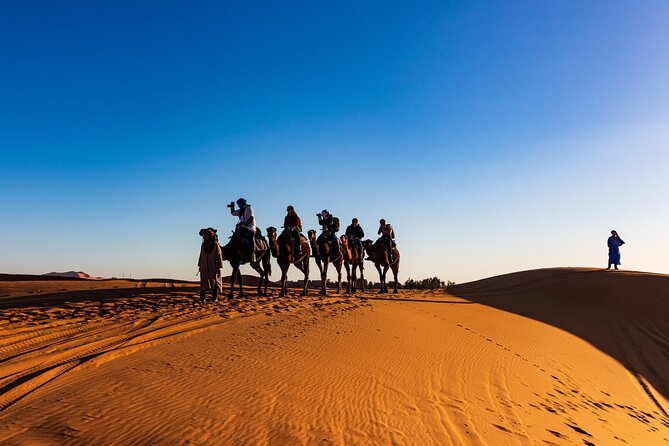 3-Day Marrakech to Merzouga Desert Tour: Camel Rides & Overnights - Camel riding into Erg Chebbi