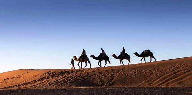 3 Days 2 Nights Adventure from Marrakech to Fez via Desert - Sunrise above the dunes on Day 3