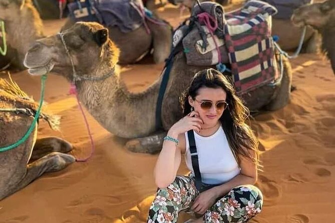 3 Days Desert Tour From Marrakech To Merzouga Dunes & Camel Trek - The Erg Chebbi camel ride and desert camp