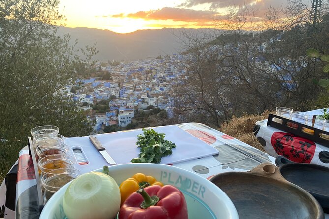 3-Hour Cooking Class overlooking the Blue City - Cooking tajine above Chefchaouen’s blue medina