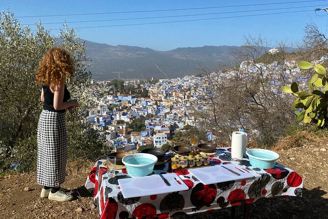 3-Hour Cooking Class overlooking the Blue City - Mint tea, family hospitality, and a choice of tajine