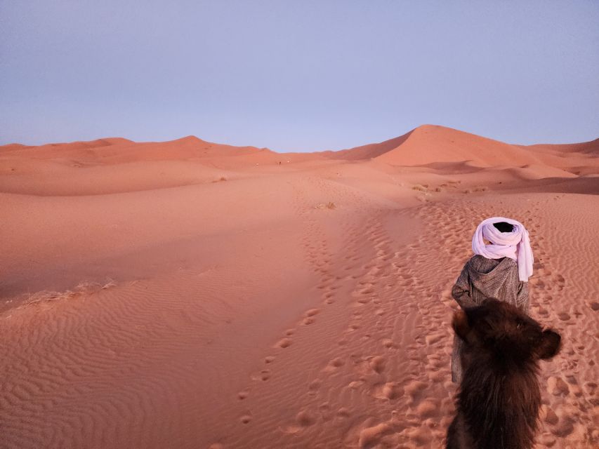 3D Deluxe Experience: Marrakech to Merzouga w/ Quad Option - The Erg Chebbi camel ride and desert camp