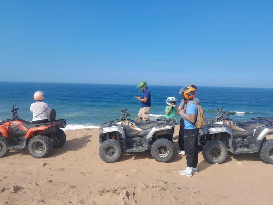 Agadir : 2 h Quad biking excursion with moroccan tea - Getting fitted out and learning the quad