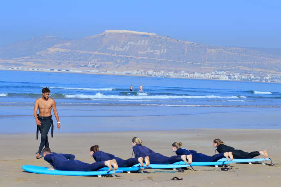 Agadir: 2h Surf Lesson with Local Instructors - Starting on Agadir Beach