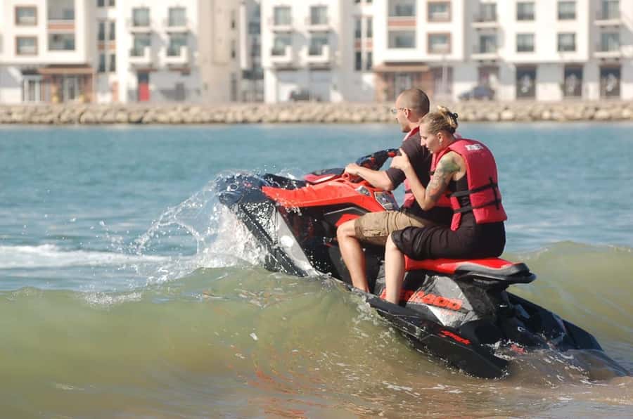 Agadir: 30 min Jet Ski Rental with Transfers - Getting ready beside Agadir Marina