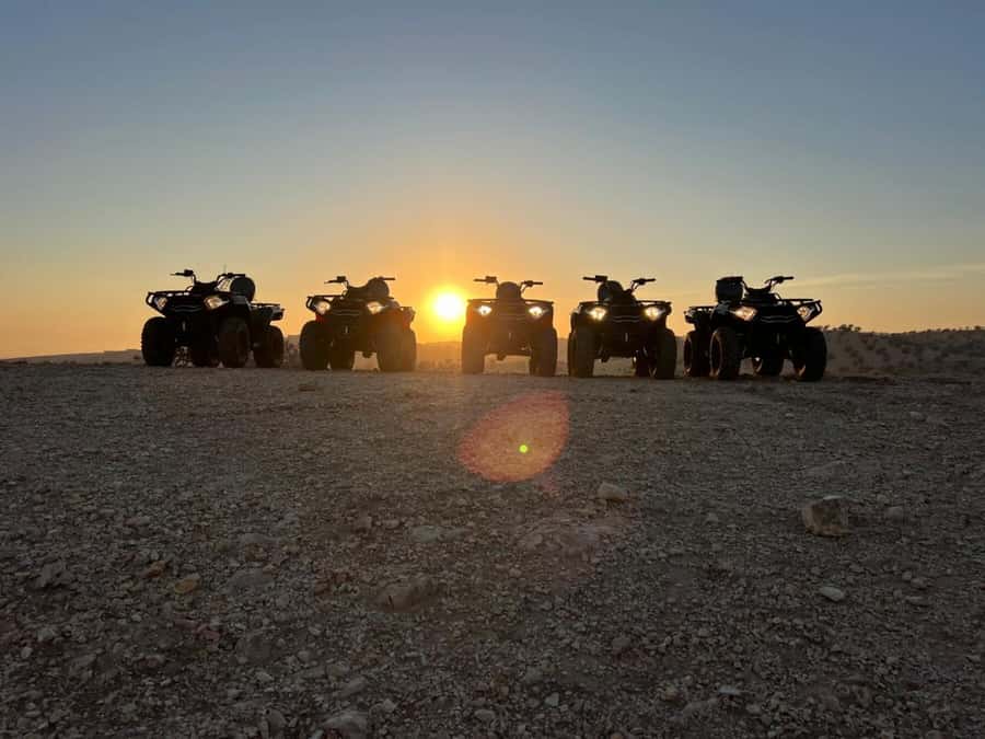 Agadir: Agafay Desert Quad Biking With Goats On The Tree - Two hours across rough desert ground