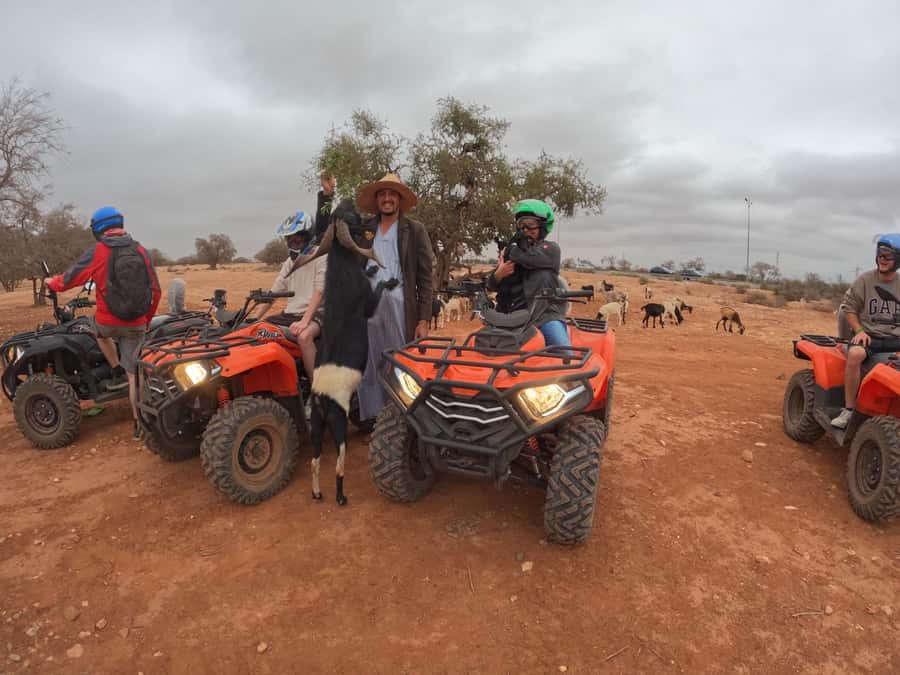 Agadir: Agafay Desert Quad Biking With Goats On The Tree - The ride back and the dust cleanup