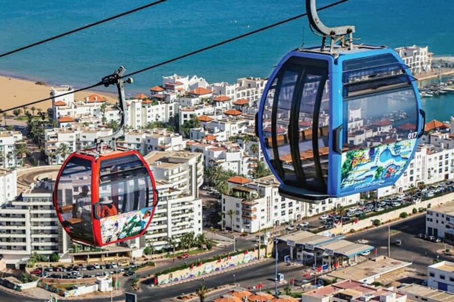Agadir Cable Car Téléphérique With Hotel Transfrs - Reaching the old Kasbah at Agadir Oufella
