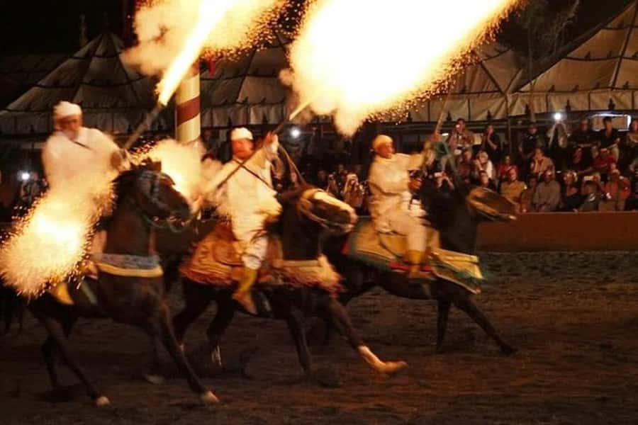 Agadir Fantazia Berber Night Show with Dinner - My call: book it for spectacle, not fine dining