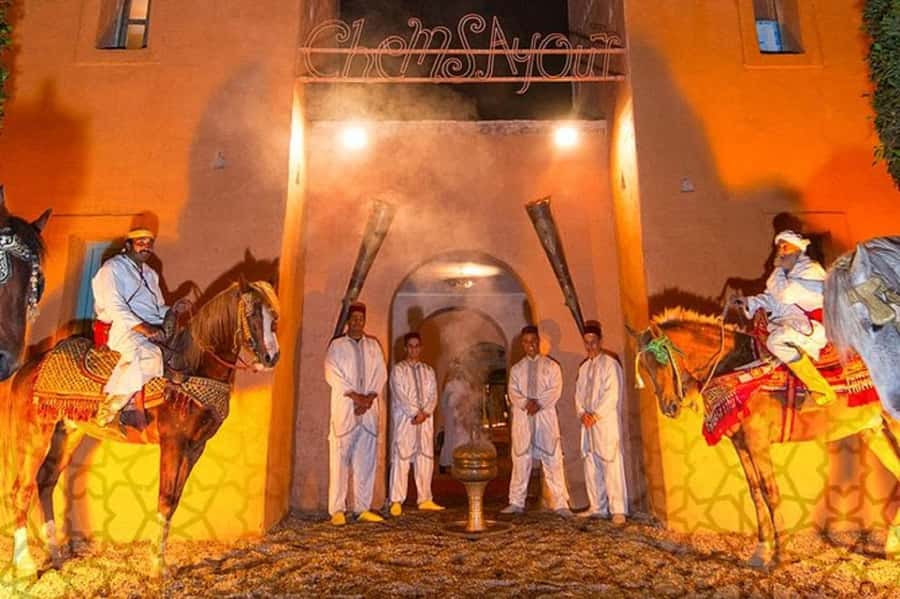 Agadir Fantazia Berber Night Show with Dinner - What arrives on the Moroccan dinner table