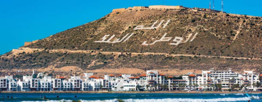 Agadir: Half-Day Guided Tour - Looking across the bay from the 1572 Kasbah