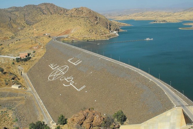 Agadir Jeep safari 4x4 Desert Adventures with Lunch - Youssef bin Tachfine Dam and its long artificial lake
