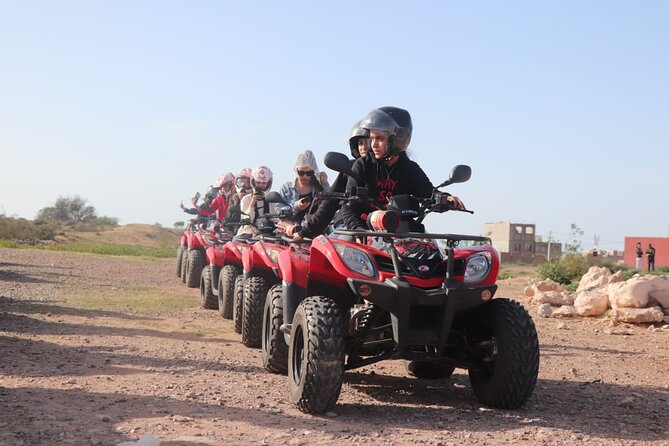 Agadir Quad ATV Adventure Tour with Berber Tea Experience - Getting comfortable on the quad before the ride
