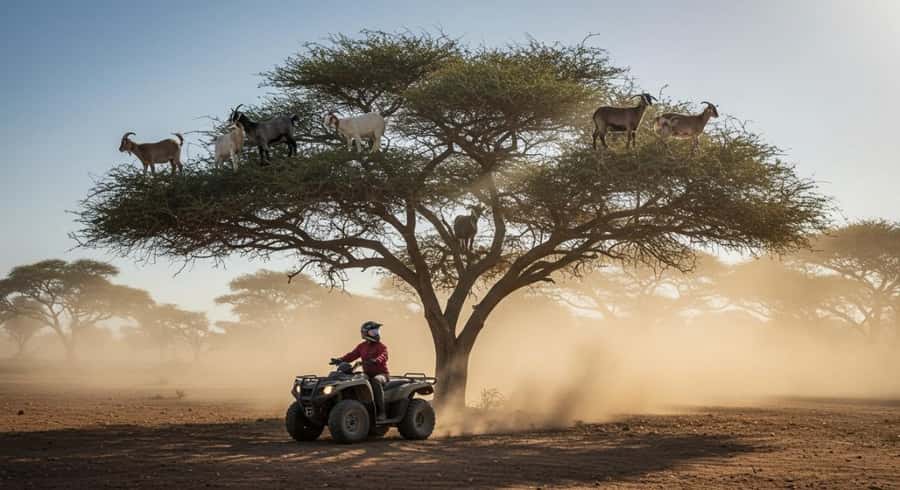 Agadir: Quad Bike Safari Desert With Moroccan Tea - From Agadir pickup to the ATV camp