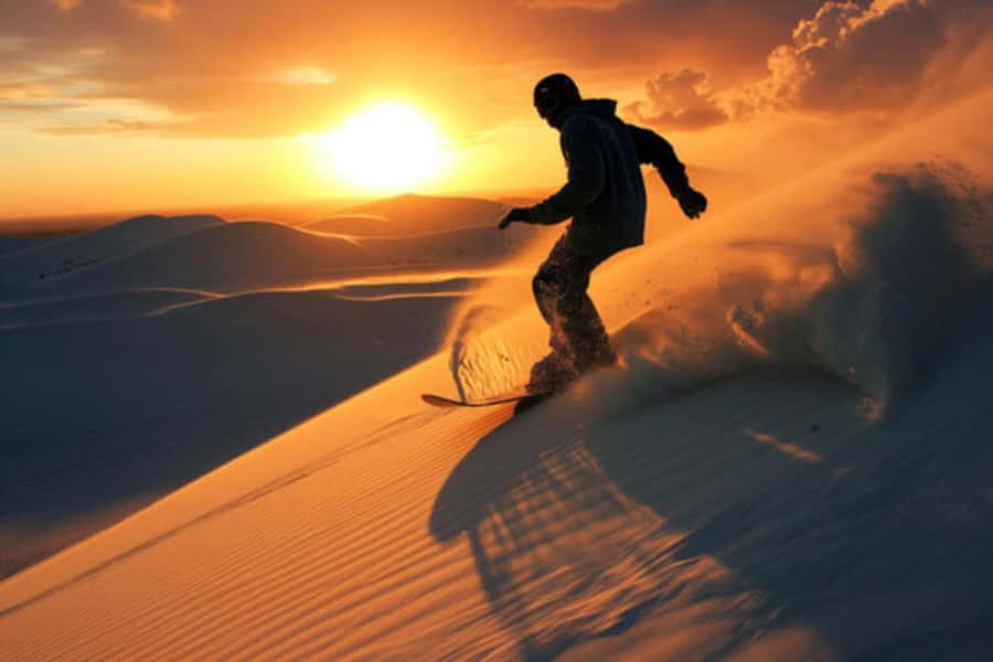 Agadir: Sandboarding Guided Experience & Visit to the Canyon - Walking through the canyon