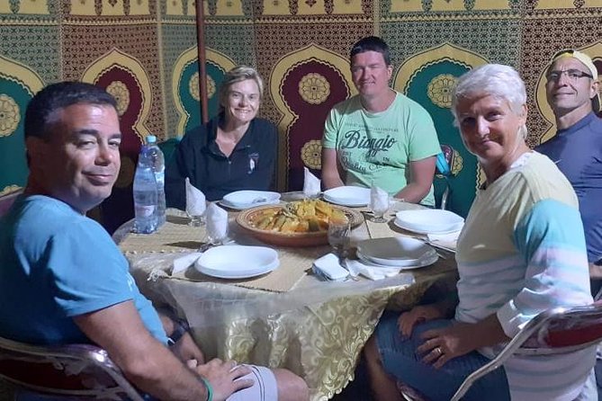 Agadir Sunset Camel Ride with Delicious Couscous & Barbecue - Dinner with couscous, barbecue, and tea