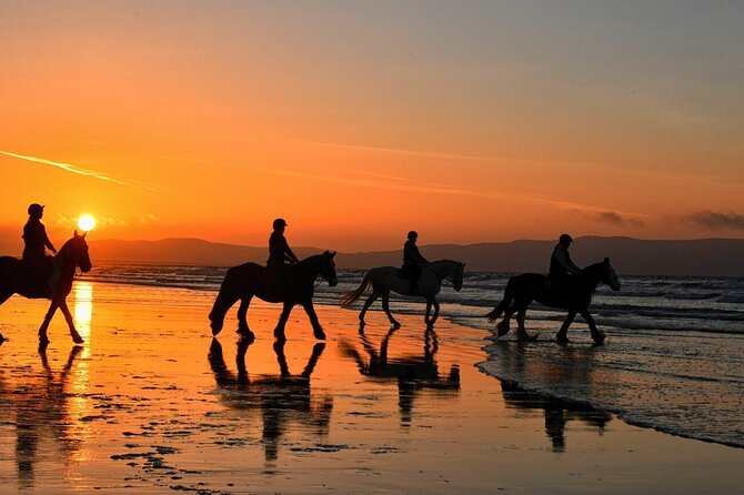 Agadir/Taghazout Horse Ride on the beach - The beach section and the best sunset timing