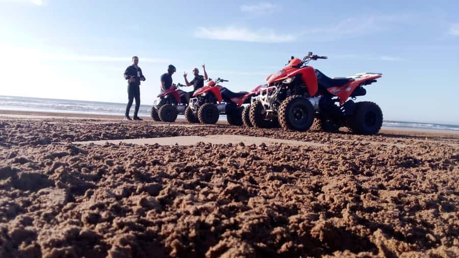 Agadir/Taghazout: Quad Bike and Sandboarding Tour - Mint tea, music, and the Berber-style stop