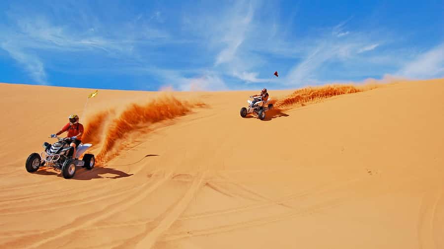Agadir/Taghazout : Quad Bike Safari Desert - Two hours through desert tracks and Berber villages