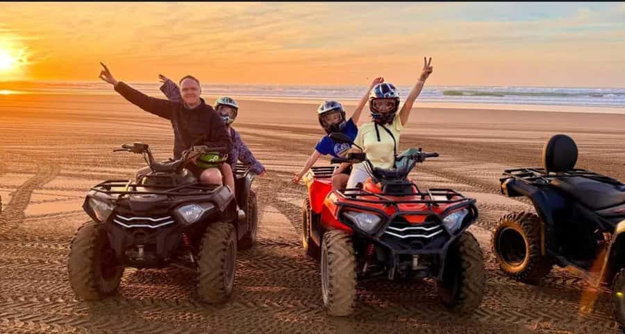 Agadir/ Taghazout: Safari Quad Bike on the Beach & Desert - The safety test makes this easier for beginners