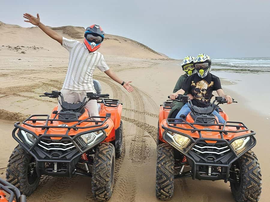 Agadir to Tifnit Desert: Quad Biking Tour with Sandboarding - Two hours through dunes and along the beach