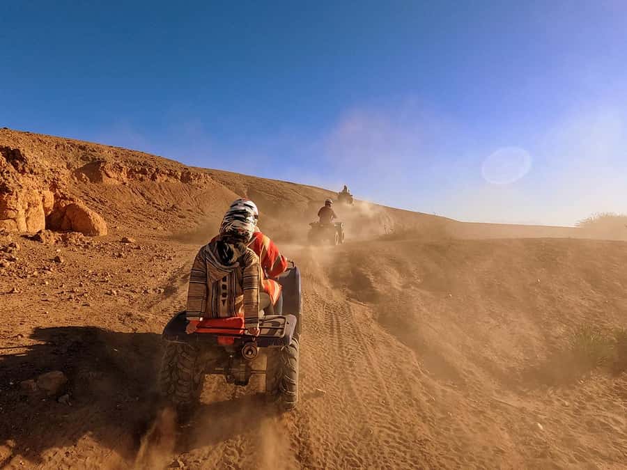 Agafay and atlas: Quad and camel experience - The 45-minute ride south from Marrakesh