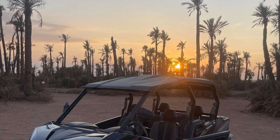 Agafay Desert 4-Seater Buggy Experience | Family & Premium - The desert camp tea break