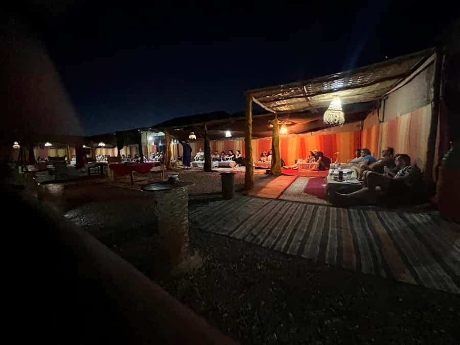 Agafay Desert: Buggy Rides, Dinner & Show Under the Stars - Moroccan dinner with tajine and fruit