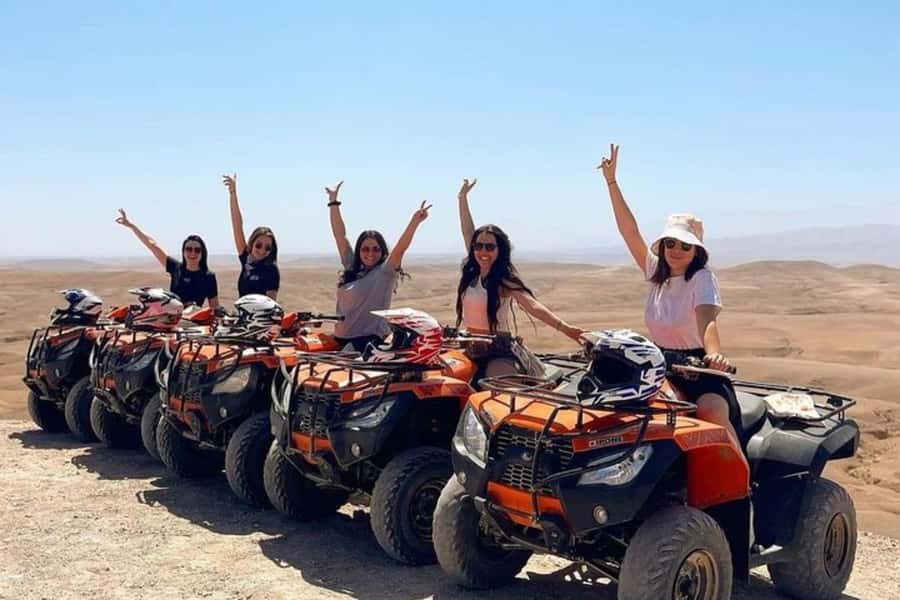 Agafay Desert Day: Quad Bike, Lunch & Swim Adventure - The argan oil cooperative adds a local connection