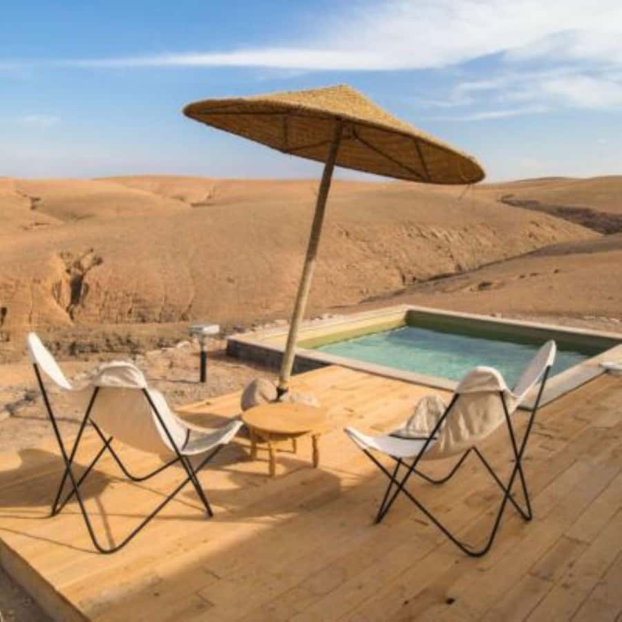 Agafay Desert Day Trip with Lunch, Quad Biking and Swimming - The argan oil cooperative and a traditional craft