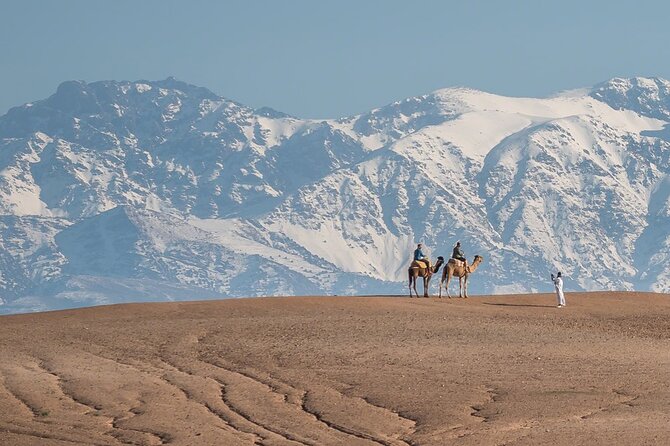Agafay Desert Package, Quad Bike, Camel Ride and Dinner Show - Sunset dinner in the desert camp