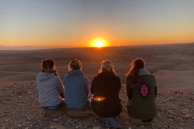 Agafay Desert Package: Quad, Camel Rides & Dinner Show or Lunch - Tea, camp, and the first taste of desert life