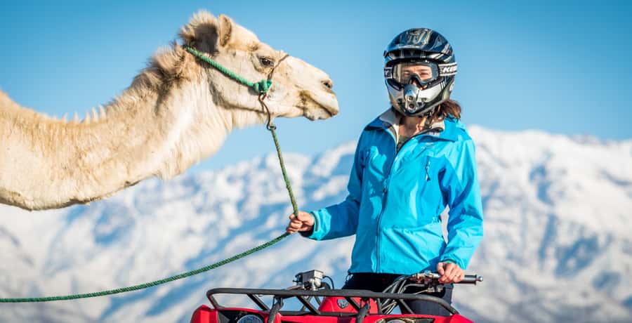 Agafay Desert: Quad Bike and Camel Ride Adventure Tour - Leaving Marrakech for Agafay’s rocky hills
