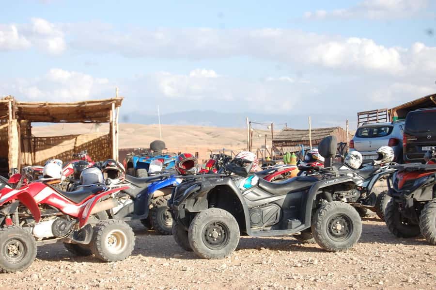 Agafay Desert: Quad Bike Experience with Lunch - The Atlas Mountain photo stop
