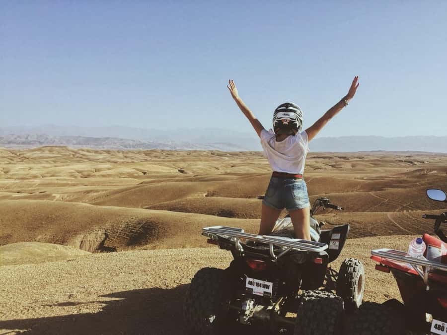 Agafay Desert Quad Biking - Leaving Marrakech for a three-hour outing