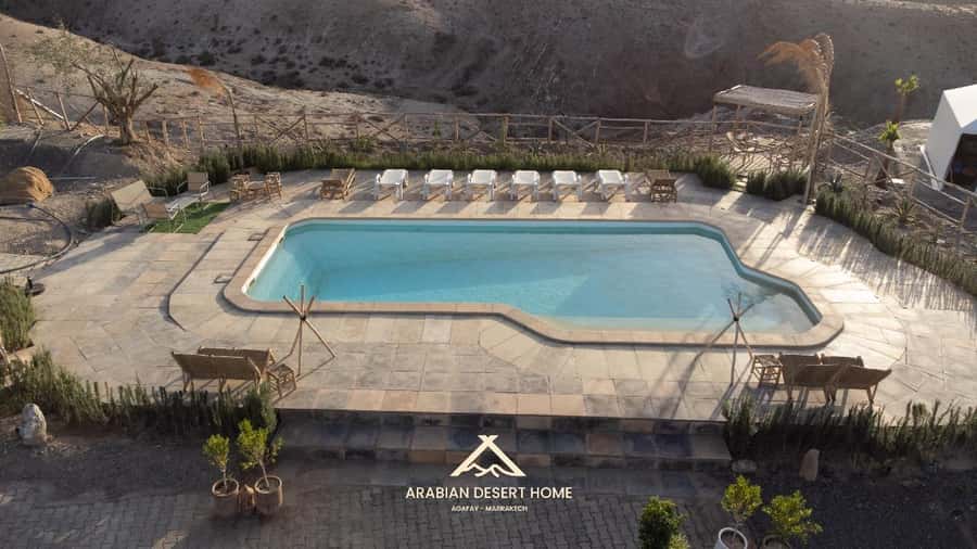 Agafay Desert: Quad, Camel Ride & Luxury Lunch with Pool - A slower hour on a trained camel