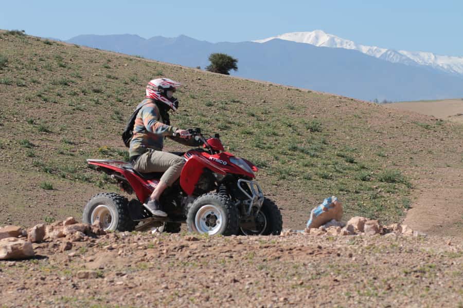 Agafay Desert: Quad, Camel Ride & Luxury Lunch with Pool - Leaving Marrakech by included hotel pickup