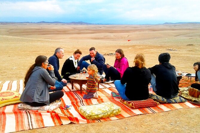 Agafay Desert Sunset, Camel Ride and Dinner from Marrakech - Camel riding at sunset