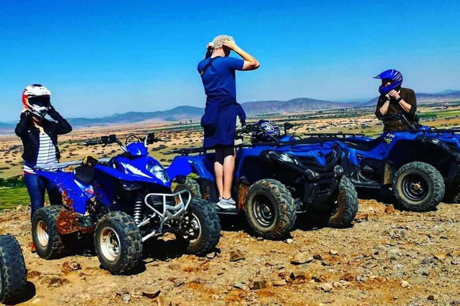 Agafay: Half-Day Rocky Desert Quad & Camel Ride with Lunch - Moroccan Lunch With Mint Tea
