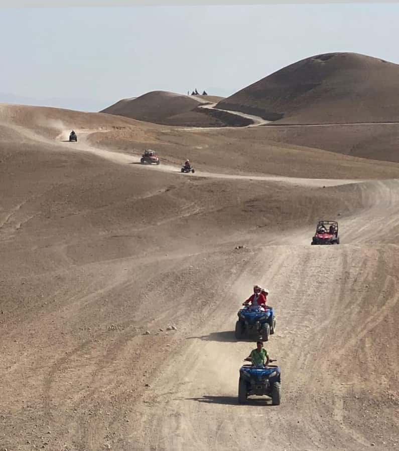Agafay Tour: Sunset, Dinner, Camel ride, Quad and fire show - Dinner, Berber music, and the firelit camp