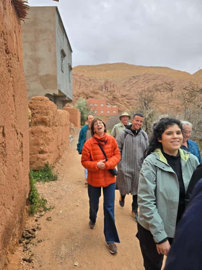 Atlas mountains hike with waterfalls & 3 valleys day trip - Mint tea and the first look at Imlil