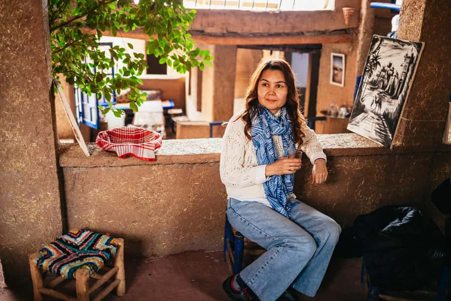 Atlas mountains, Ourika valley, berber villages trip & Guide - Riverside lunch and the small print on food