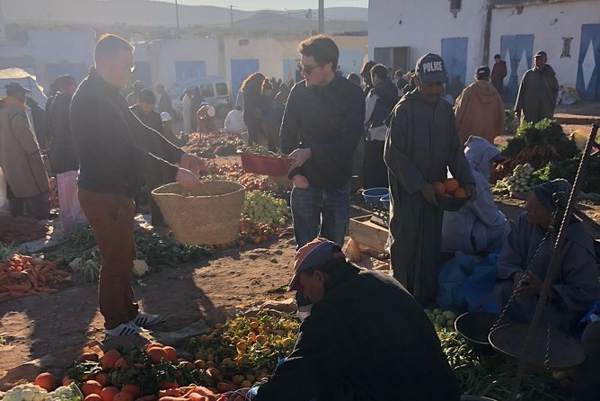 Berber Cooking Class at a Farm in the Countryside & shopping at a rural Souk. - Preparing goat and vegetable tagine